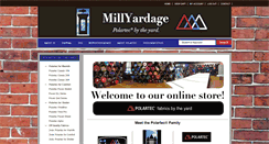 Desktop Screenshot of millyardage.com